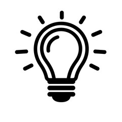 A lightbulb illustration, symbolizing idea, innovation, and creativity.
