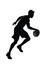 Breakdancer Freeze Pose Silhouette