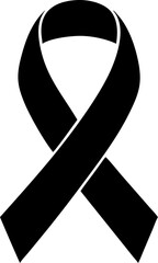 black and white ribbon