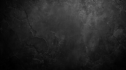 Dark Textured Background Black Cracked Surface, Monochrome Composition, Abstract Design, Stone Texture,Grunge Wallpaper Dark Background, Cracked Texture