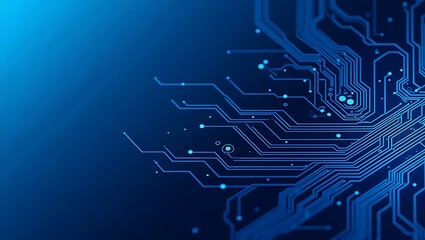 Abstract futuristic technology background. Generative Ai.
