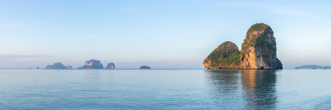 Phra Nang Beach panorama, Ao Nang, Krabi Province, Thailand