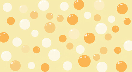 Abstract background with orange, yellow and white circles pattern