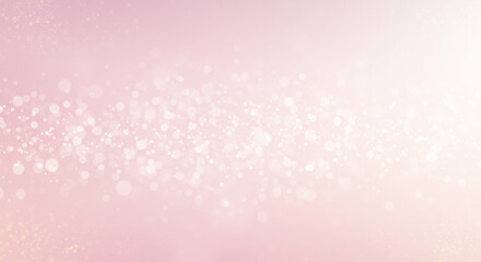 Gentle pink bokeh lights background with soft, blurred texture