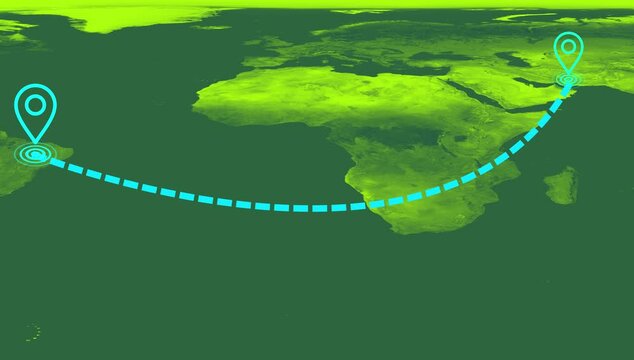 This is an art GPS map animation for your projects.