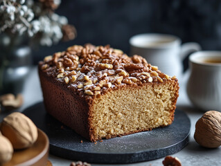 chocolate cake with nuts