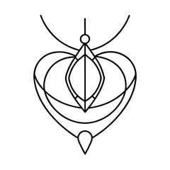Delicate Line Art for Handmade Jewelry Brand