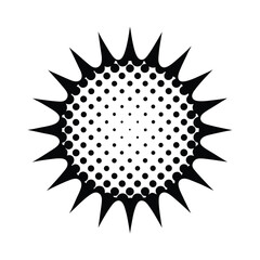 Dynamic Halftone Dot Pattern for Pop Art Inspiration