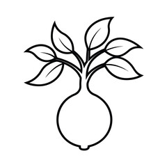 Guava Tree Illustration