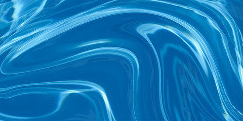Abstract blue liquid swirl background texture design