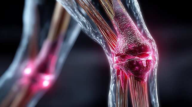 Charley horse contusion diagram showing hematoma inside upper thigh muscle medical style