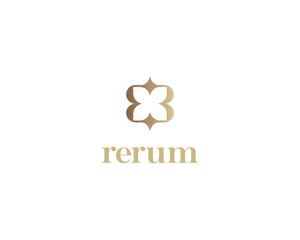 Abstract leaf premium logo. Creative beauty salon boutique spa logotype. Garden park sign.  illustration.