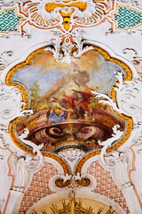 Sealing at Cloister St. Martin in Beuron, Upper Danube Natural Park, Baden-Württemberg, Germany.