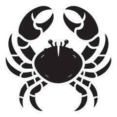 Celestial Crab with Stars Zodiac Sign Vector