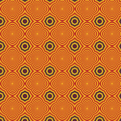 Intricate Geometric Pattern with Optical Illusion