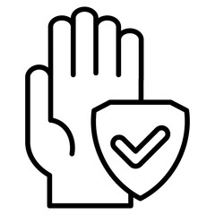 Personal Boundaries Outline Icon