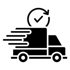 Shipping Glyph Icon