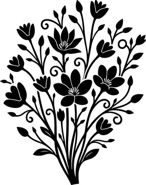 Elegant Damask Motif floral ornament vector 
