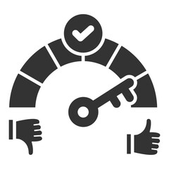 Key Performance Indicators Glyph Icon