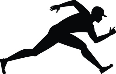 running man silhouette