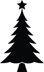 christmas tree vector illustration