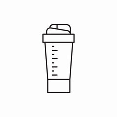 shaker blender icon sign vector