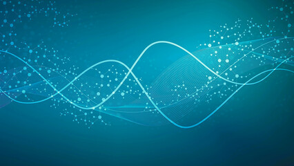 Futuristic Tech Aesthetics: Blue Scientific Desktop Backgrounds
