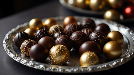 balls of chocolates