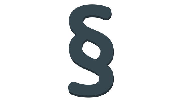 paragraph symbol on white background