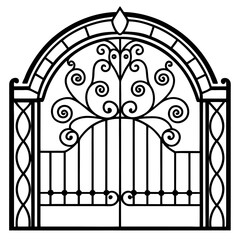 wrought iron gates