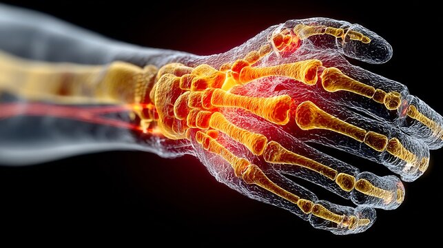 Detailed view of tennis elbow injury inflammation at lateral epicondyle caused by repetitive wrist extension movements
