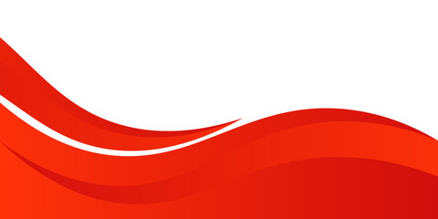 Vector red line background curve element with white space for text and message design, overlapping layers, vector
