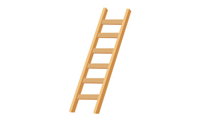 ladder isolated on white background