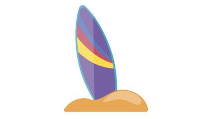 illustration of a surfboard