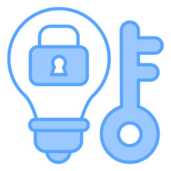 Problem Solving Blue Icon