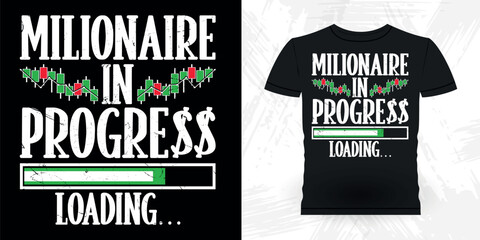 Funny Trader Investor Trading T-shirt Design