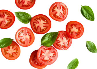 set of sliced tomatoes