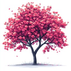 Obraz premium Pink Blossom Tree in Full Bloom