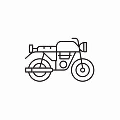motorcycle transport icon sign vector