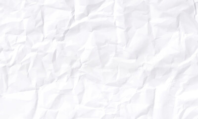 White crumpled paper texture background. Crumpled white paper background.