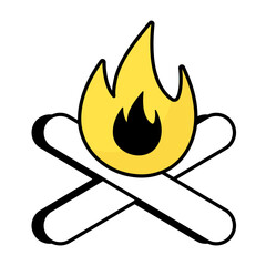 Summer Colored Outline Icons