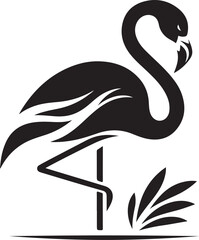 Flamingo Silhouette Vector