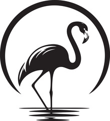 Flamingo Silhouette Vector