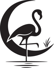Flamingo Silhouette Vector