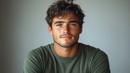 Fototapeta premium Close-up portrait of a young man (1)