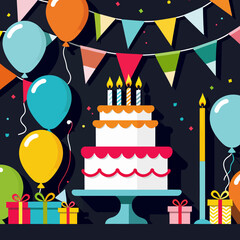 happy-birthday-celebration-vector-illustration-with-colorful-balloons-gifts-cake-candles-and-bunting-flags-celebrate-a-special-occasion-with-this-festive-image