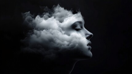 Emotional burnout recovery illustrated soft light rising from mental fog