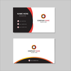 Elegant and simple business card design