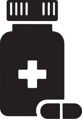 Fototapeta premium Healthcare and Medical Icons in Heart Shape