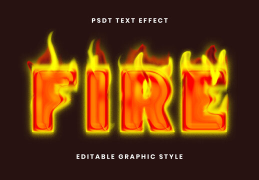 Fire Flame Text Effect